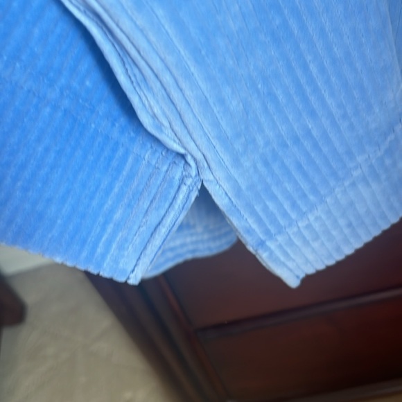 Aerie Ribbed Velour Light Blue Hoodie NWOT Medium - Picture 8 of 8